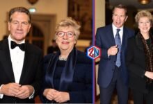 Carolyn Eadie with husband Michael Portillo