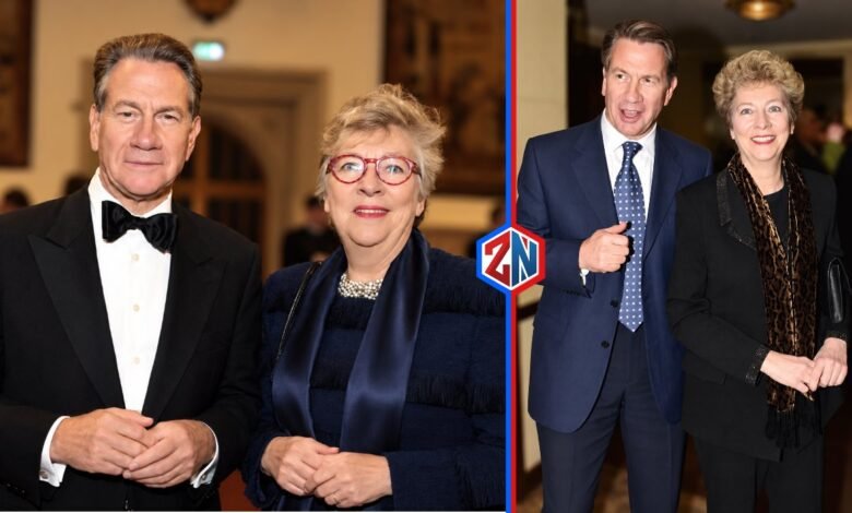 Carolyn Eadie with husband Michael Portillo