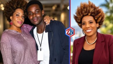 Tahmel Hinds with his mother Macy Gray