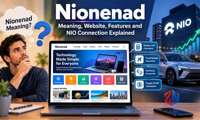 Nionenad Website, Meaning, Features and NIO Connection Explained