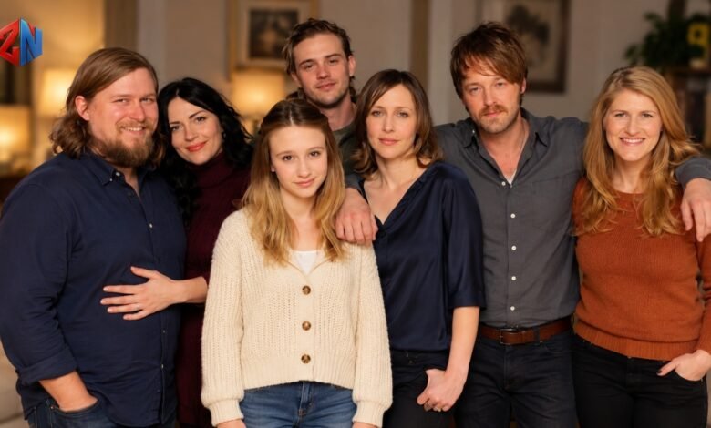 Victor Farmiga family life – AI-generated illustrative group portrait
