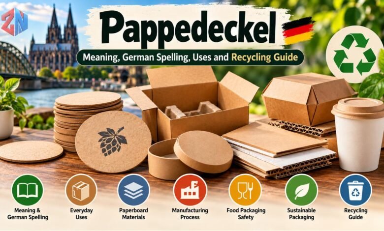 Pappedeckel – German cardboard materials, packaging and recycling guide