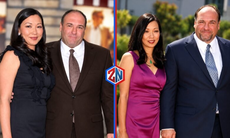 Deborah Lin with her husband James Gandolfini